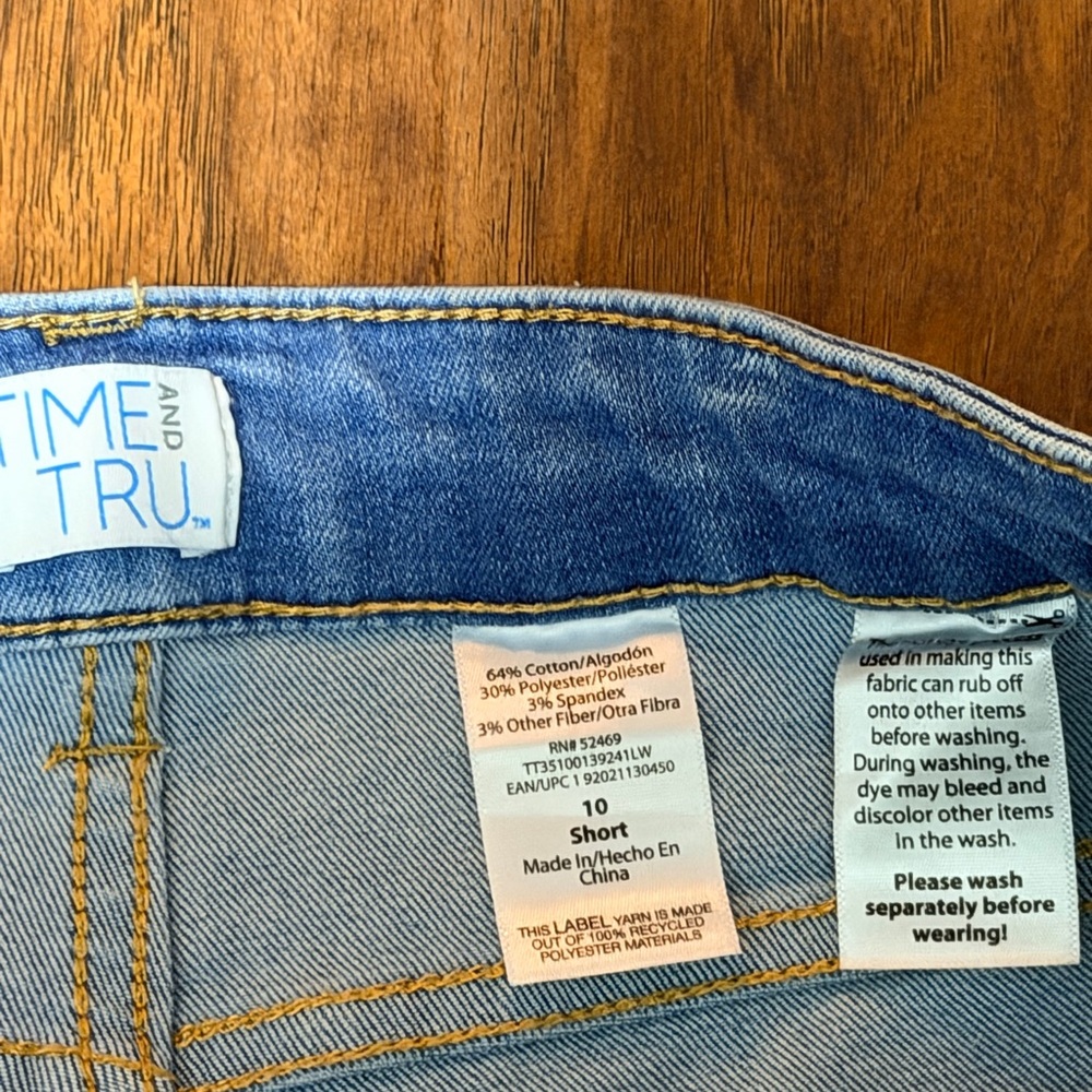 Time and Tru Women's Light Blue Skinny Jeans - Picture 5 of 5